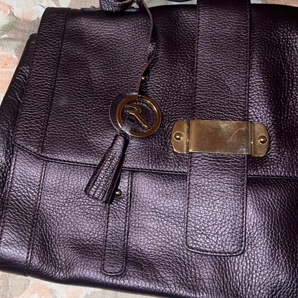 Varriale purple leather purse - Picture 2 of 9